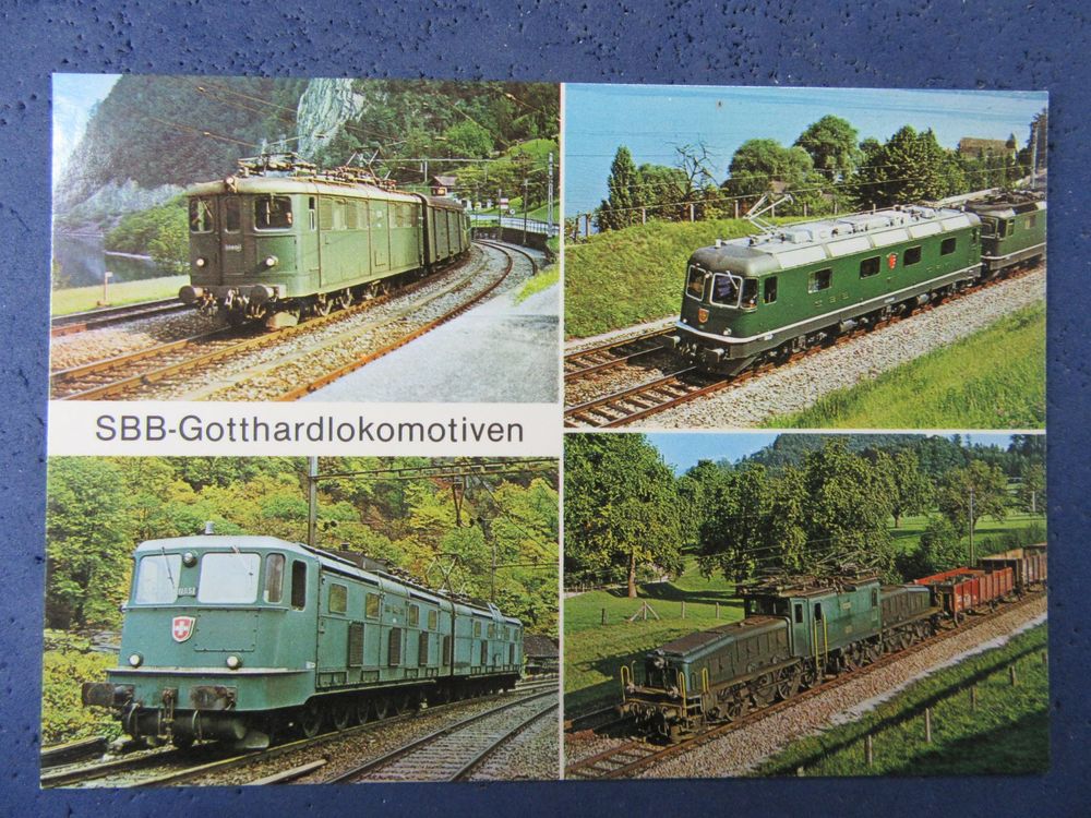 AK SBB GOTTHARD LOKOMOTIVEN Ae4 6 RE6 6 Ae8 14 BE6 8 Kaufen Auf Ricardo