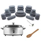 Gebrauchte Hot Stone Massage Set Mit Waermer Top Zustand Gebraucht