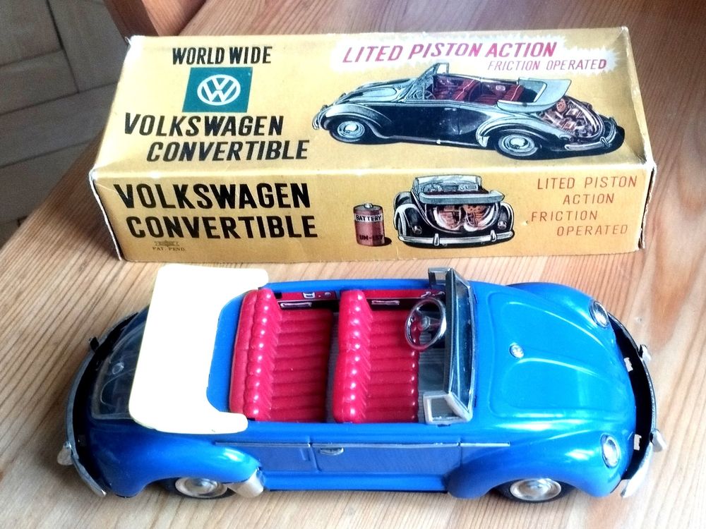 Vw K Fer Cabrio Blech Modelauto Rarit T Vintage Kaufen Auf