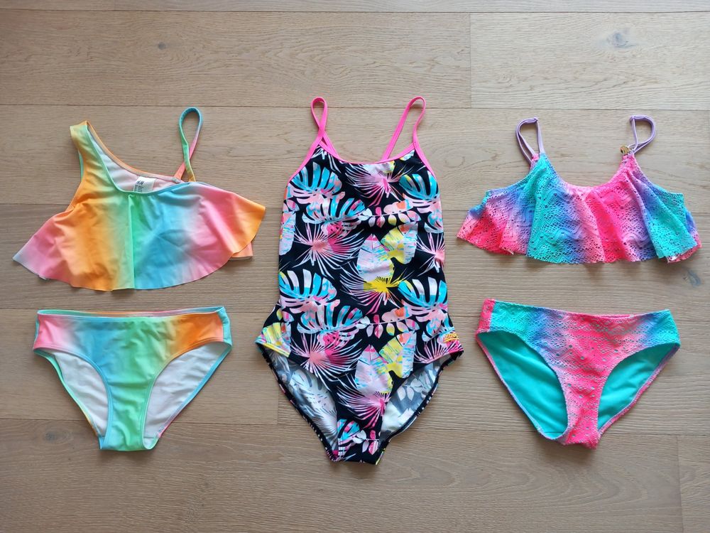 Set Bikini Badekleid Gr für Mädchen H M Zoggs Gebraucht