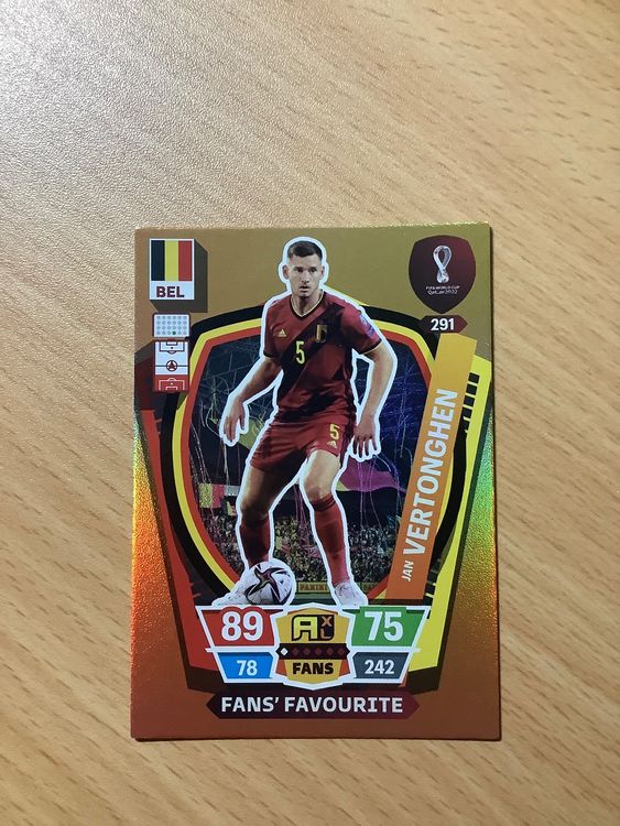 Panini World Cup Jan Vertonghen Bel Kaufen Auf Ricardo