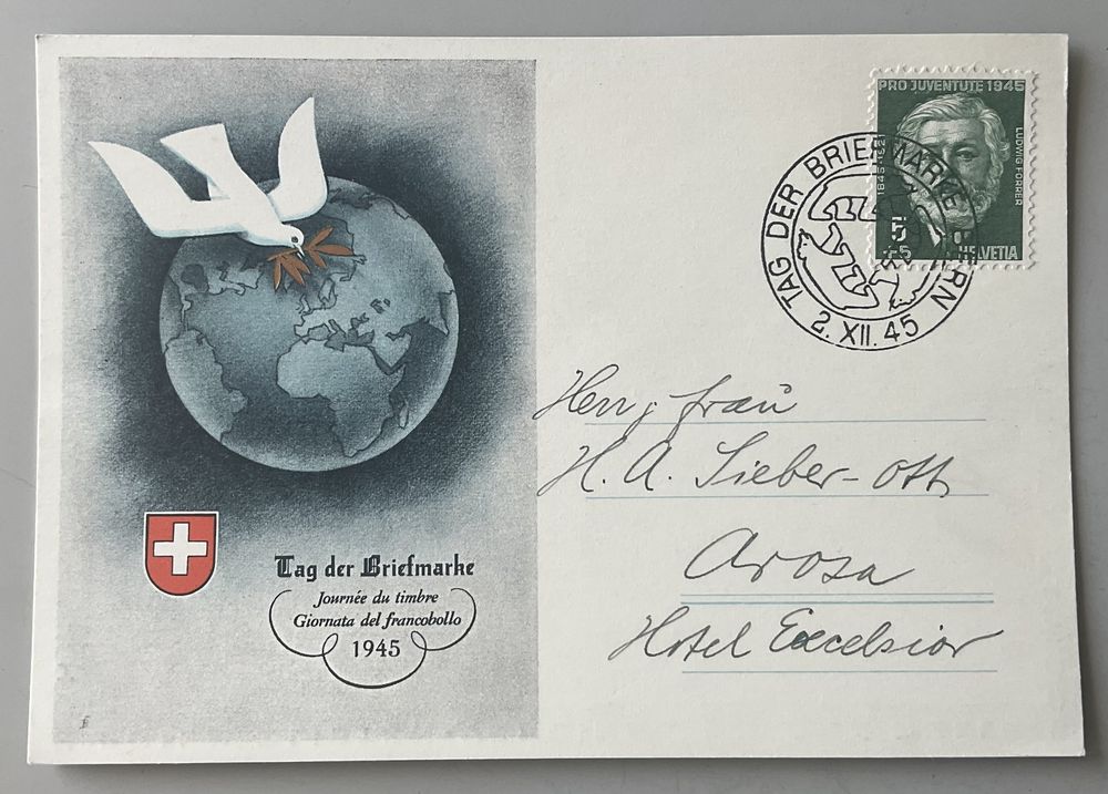 Tag Der Briefmarke 1945 Postkarte Kaufen Auf Ricardo