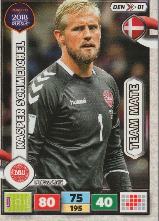 ROAD TO RUSSIA 2018 Adrenalyn XL Card Team Mate SCHMEICHEL Kaufen Auf