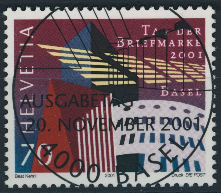 2001 Tag Der Briefmarke Ersttag Voll Stempel ET Kaufen Auf Ricardo