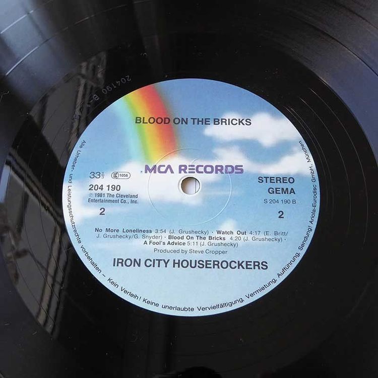 Iron City Houserockers Blood On The Bricks 1981 NM Kaufen Auf Ricardo