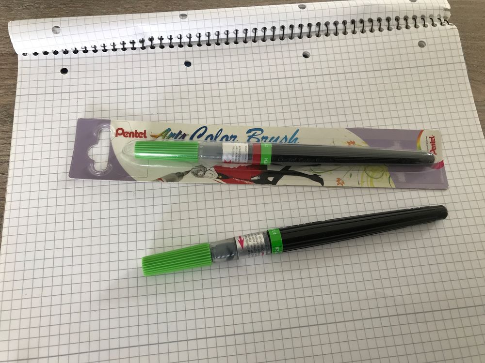 Aquarell Pinsel Stift In Gr N Stk Kaufen Auf Ricardo