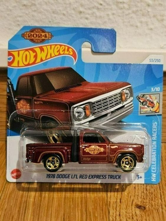 Hot Wheels Dodge LI L Red Express Truck Neu Und Originalverpackt