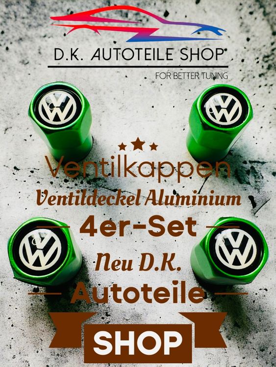 Vw Ventilkappen Ventildeckel Er Set Aus Aluminium In Gr N Kaufen Auf