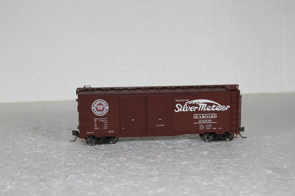 TRIX 24902 5 Box Car Seaboard Railroad Silver Meteor USA Kaufen Auf