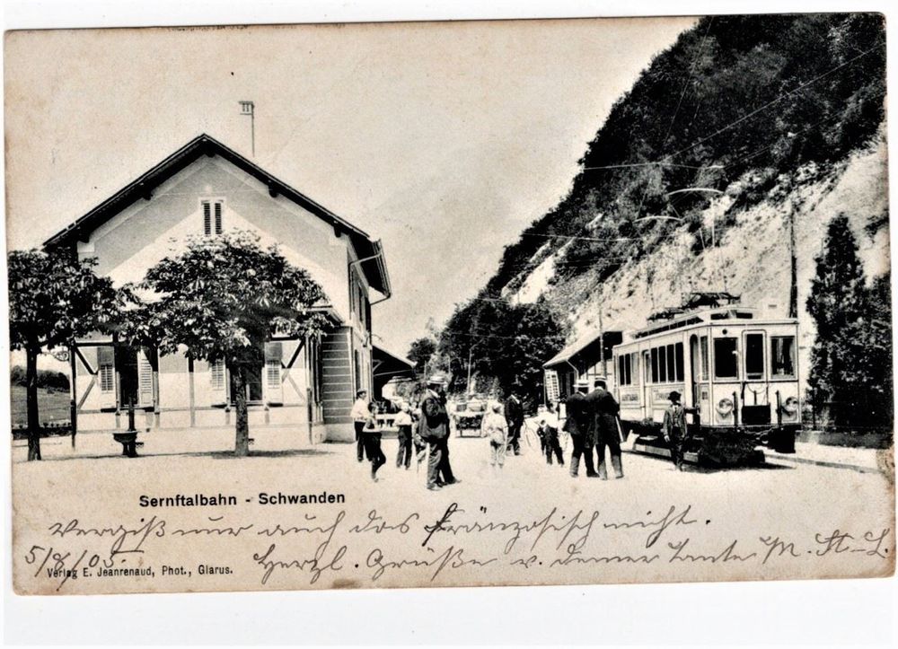 Schwanden Bahnhof Sernftalbahn Bahn Kaufen Auf Ricardo