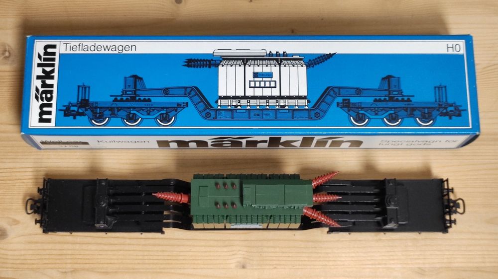 M Rklin Db Tiefladewagen Trafo Union Top Kaufen Auf Ricardo