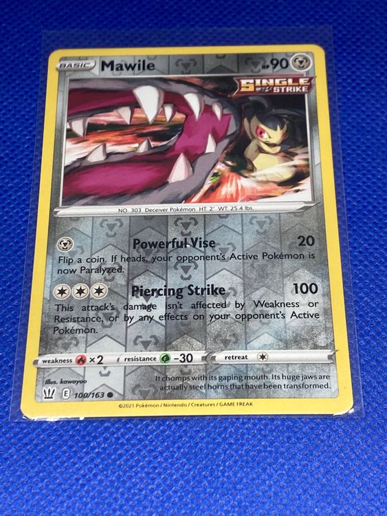 Pokemon Battle Style Mawile 100 163 Reverse Holo Kaufen Auf Ricardo