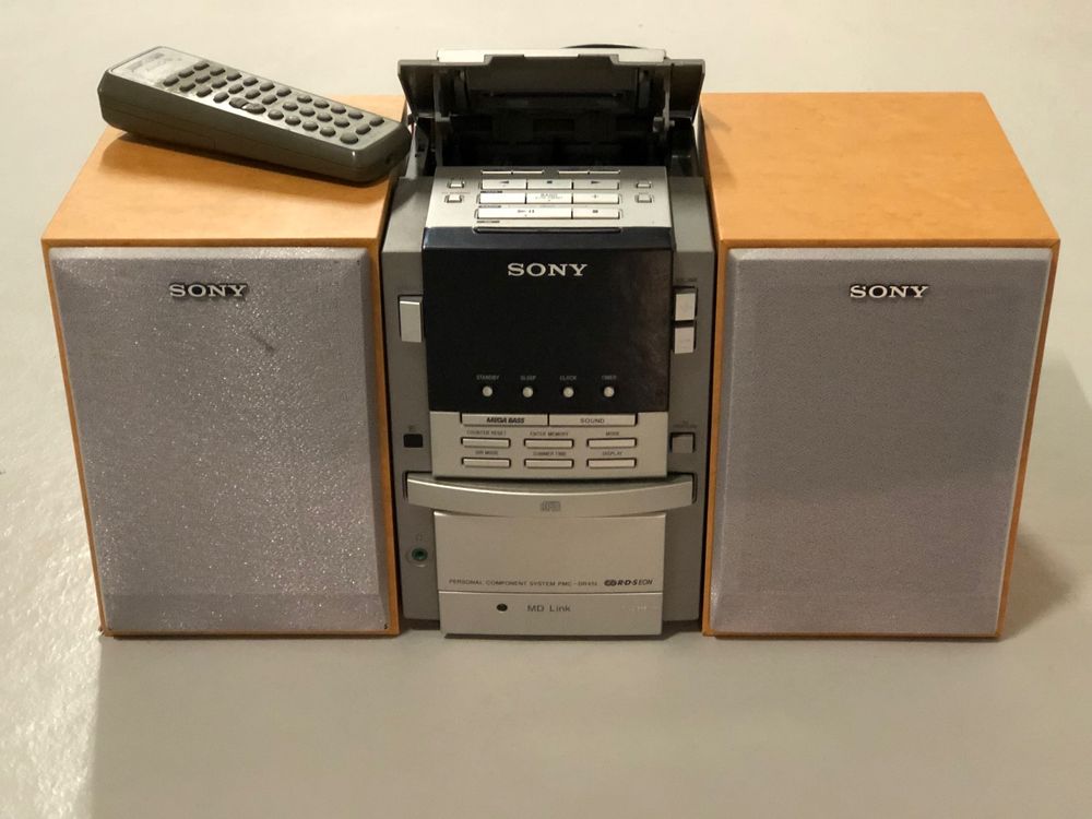 90er Jahre Sony Radio Kassetten Stereoanlage Aus Holz Kaufen Auf Ricardo