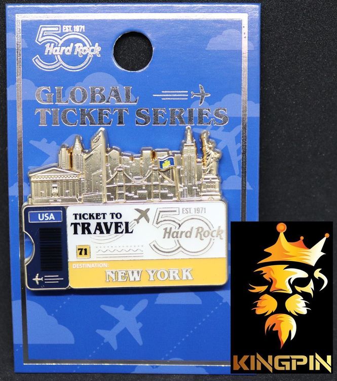 HARD ROCK CAFE Pin Ticket To New York Kaufen Auf Ricardo