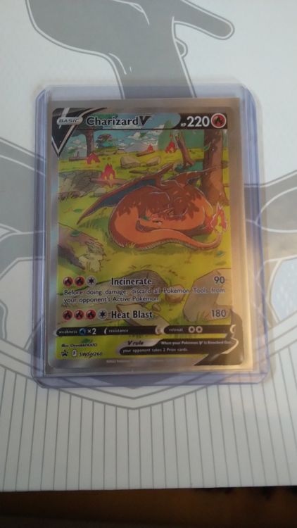 Promo Pokemon Karte Glurak Charizard V SWSH 260 Kaufen Auf Ricardo