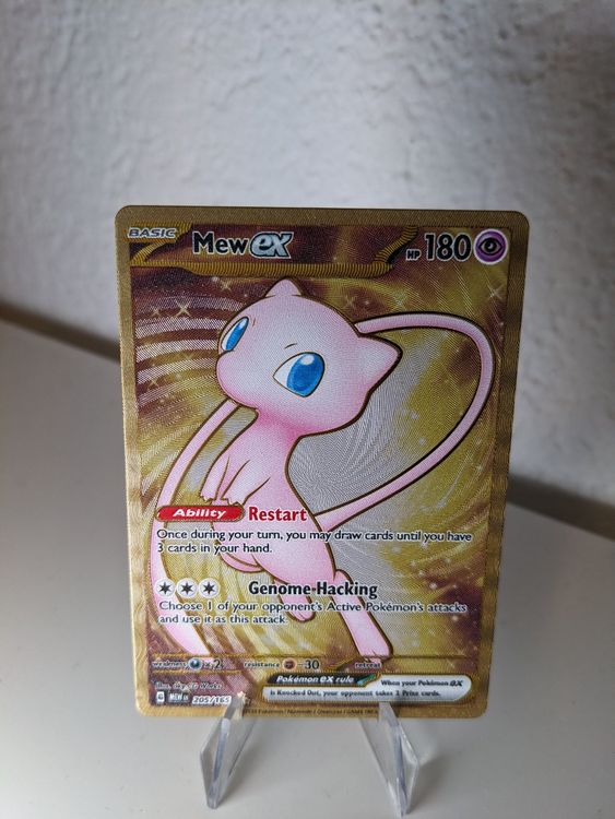 Pokemon Promo Mew Ex Mew Ex Metallkarte Mewtwo En Kaufen Auf