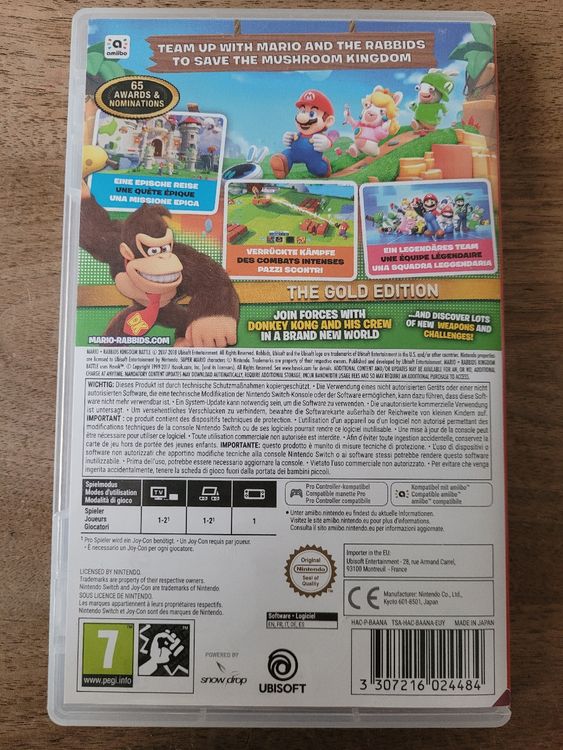 Mario Rabbids Kingdom Battle Gold Edition Kaufen Auf Ricardo