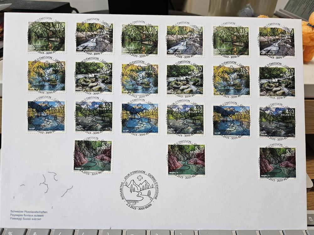 Combo FDC Flusslandschaften 2023 Kaufen Auf Ricardo