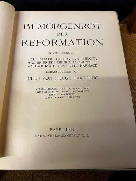 Buch In Morgenrot Der Reformation Zwingli Kaufen Auf Ricardo