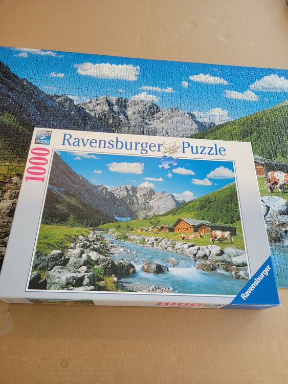 Ravensburger Puzzle 1000 Teile Katwendelgebirge Komplett Kaufen Auf