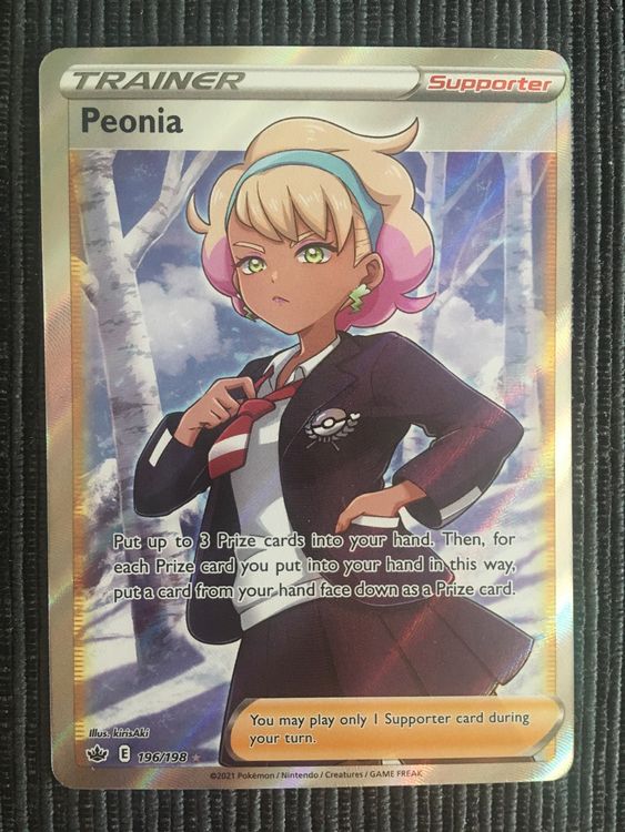 Pokemon Peonia Fullart Chilling Reign Englisch Kaufen Auf Ricardo