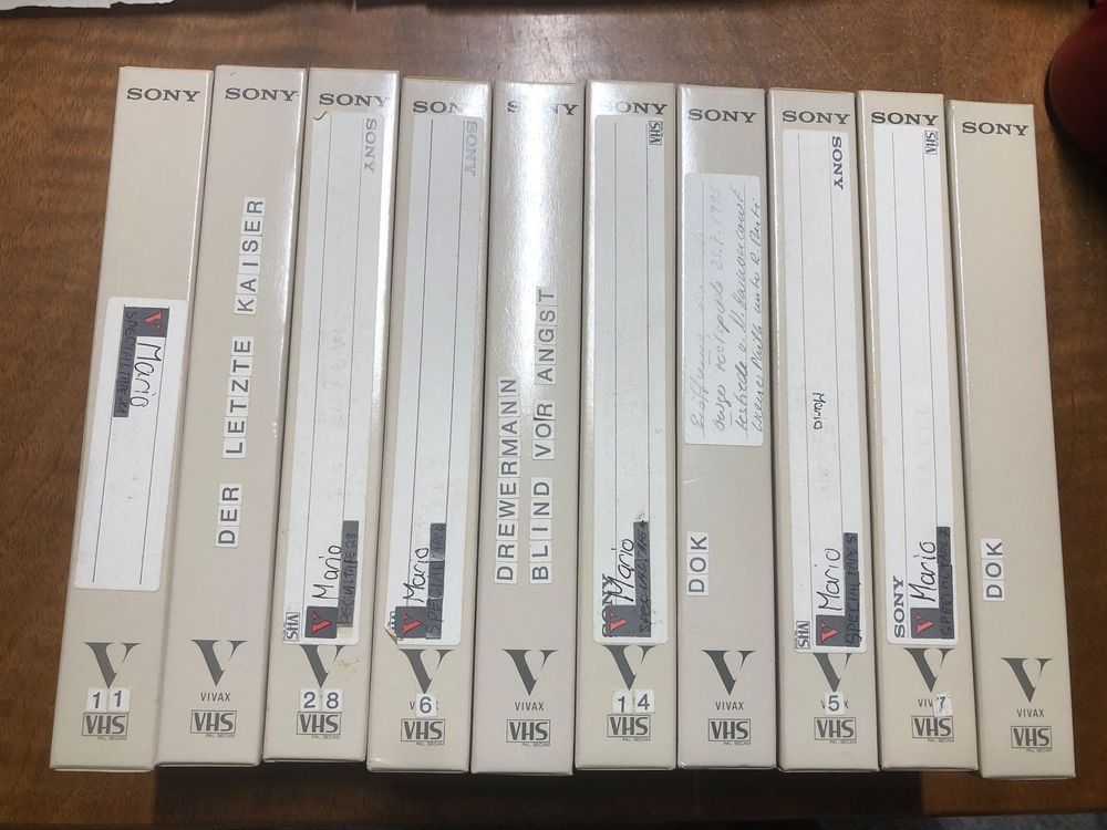 Vhs Kassetten Min Sony Kaufen Auf Ricardo