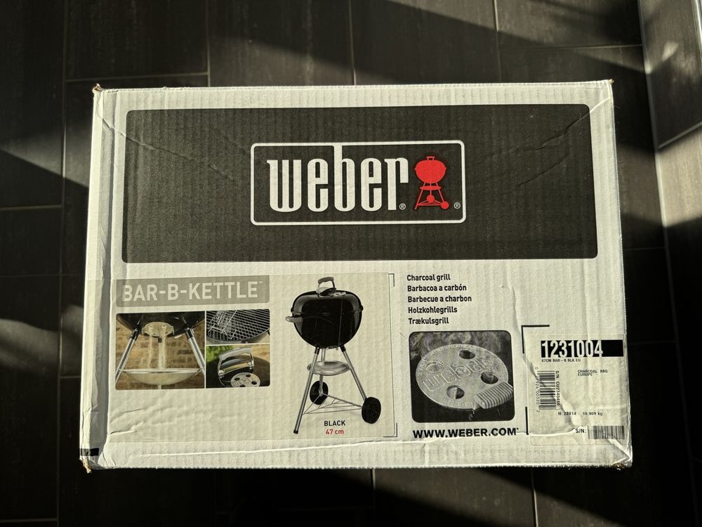 Bar B Kettle Holzkohlegrill Von Weber Kaufen Auf Ricardo