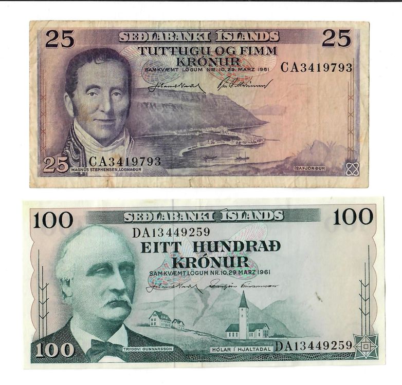 Banknoten Island Kronen Kaufen Auf Ricardo