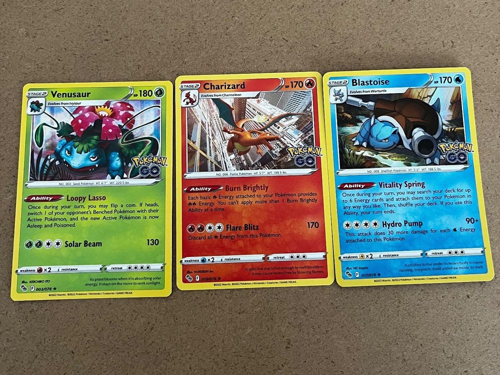 Pokemon Karten Venusaur Charizard Blastoise Kaufen Auf Ricardo