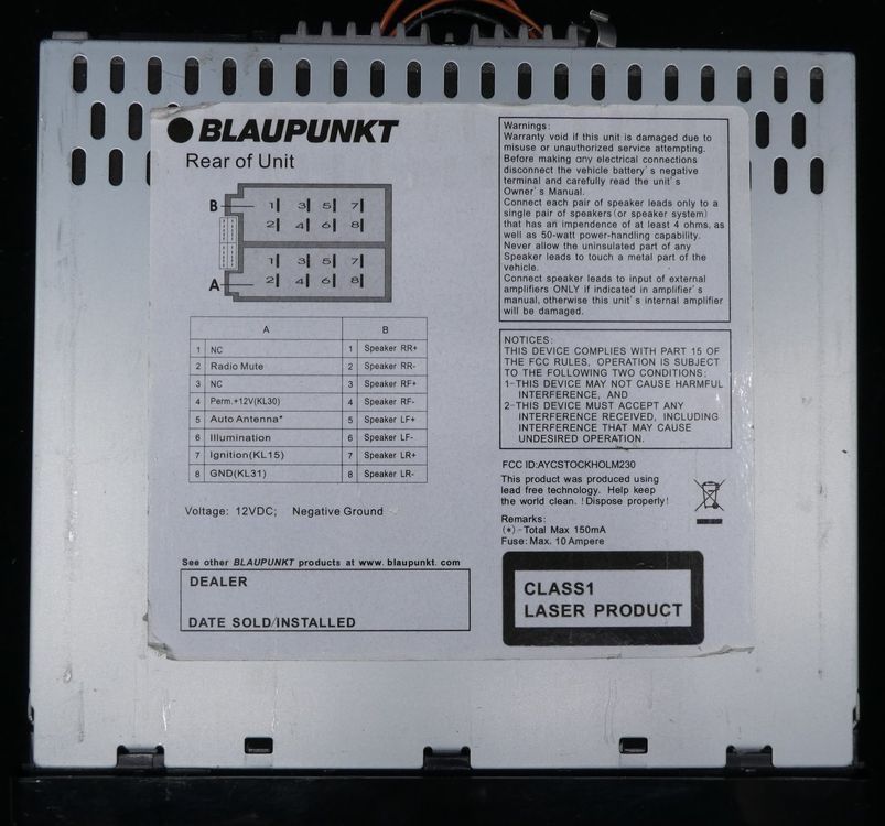 Blaupunkt Stockholm 230 DAB Autoradio Kaufen Auf Ricardo