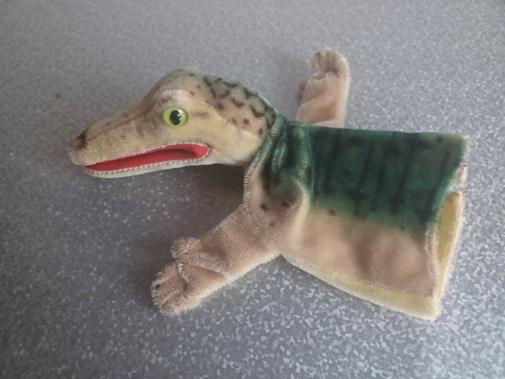 Antike Steiff Handpuppe Krokodil Ohne Knopf Gem Bilder Kaufen Auf