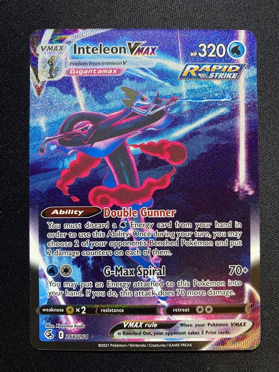 Inteleon VMAX Alt Art Secret Rare 266 264 EN Kaufen Auf Ricardo