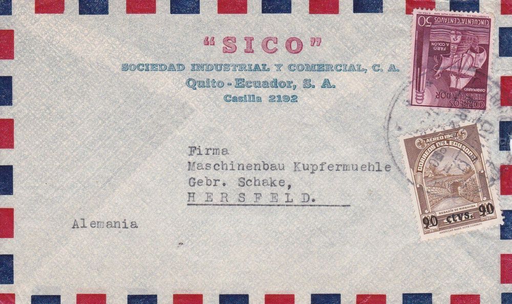 Timbres ECUADOR 1947 Kaufen Auf Ricardo