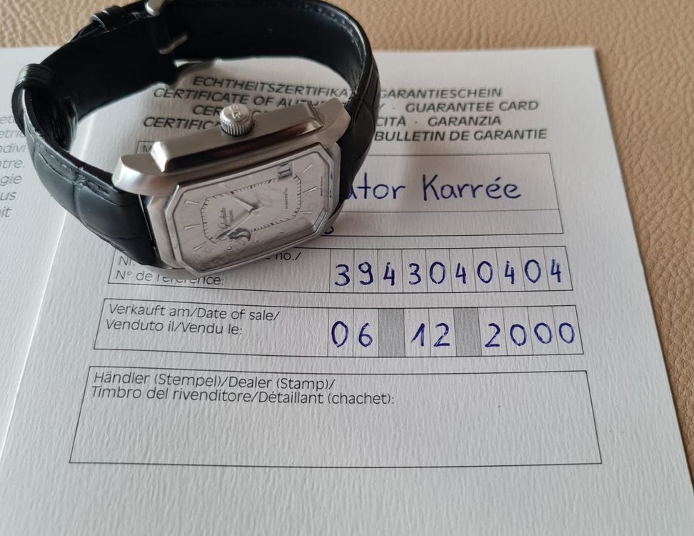 Glash Tte Original Senator Karree Mondphase Automatic Kaufen Auf Ricardo