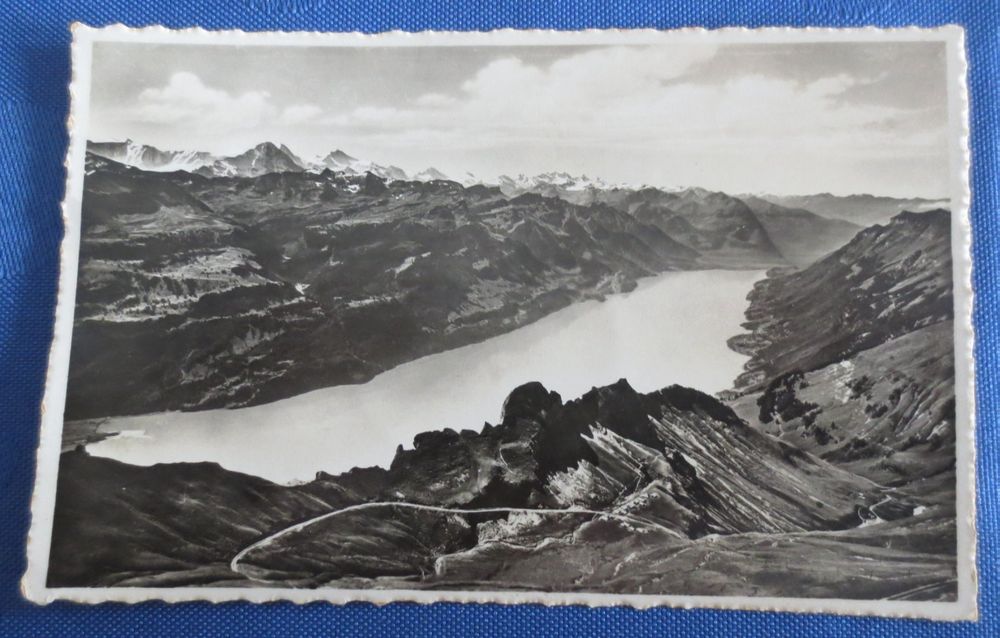 Antike Postkarte Brienzer Rothorn Blick Auf Den Brienzersee Kaufen