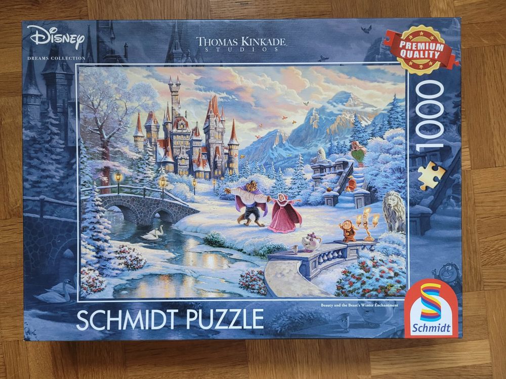 Schmidt Puzzle Beauty And The Beast S Winter Enchantment Acheter