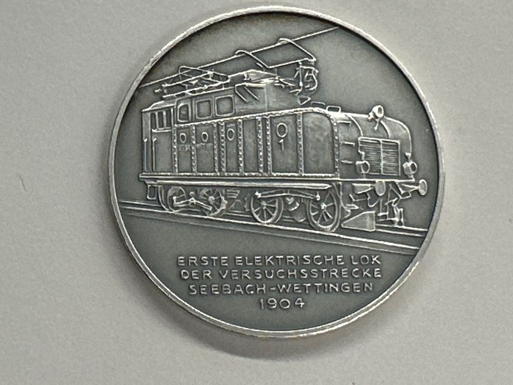 Medaille Silber G J Schweizer Eisenbahnen Kaufen Auf Ricardo