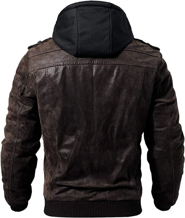 Herren Lederjacke Motorradjacke Bikerjacke Bergangsjacke Xl Kaufen