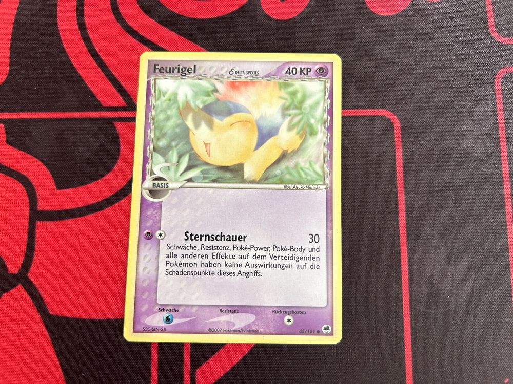 Feurigel Delta Species Pokemon Karte Ex Dragon Frontiers Kaufen Auf