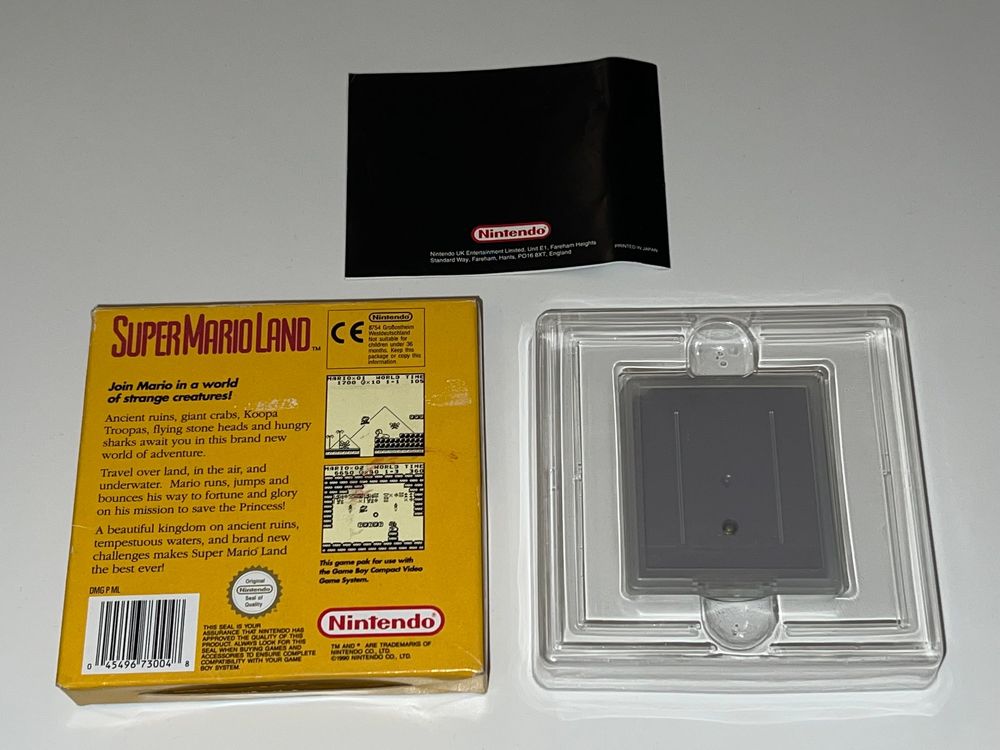 Game Boy Classic Gb Spiel Super Mario Land Ovp Kaufen Auf Ricardo