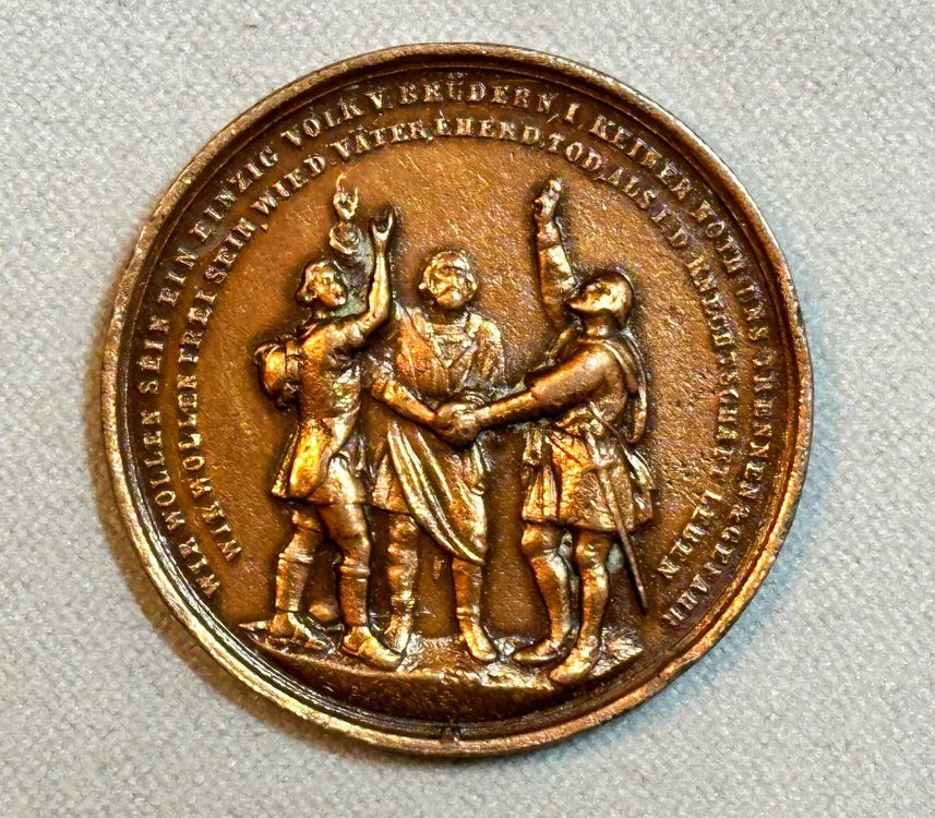 600 Jahre Eidgenossenschaft 1291 1891 Medaille Kaufen Auf Ricardo