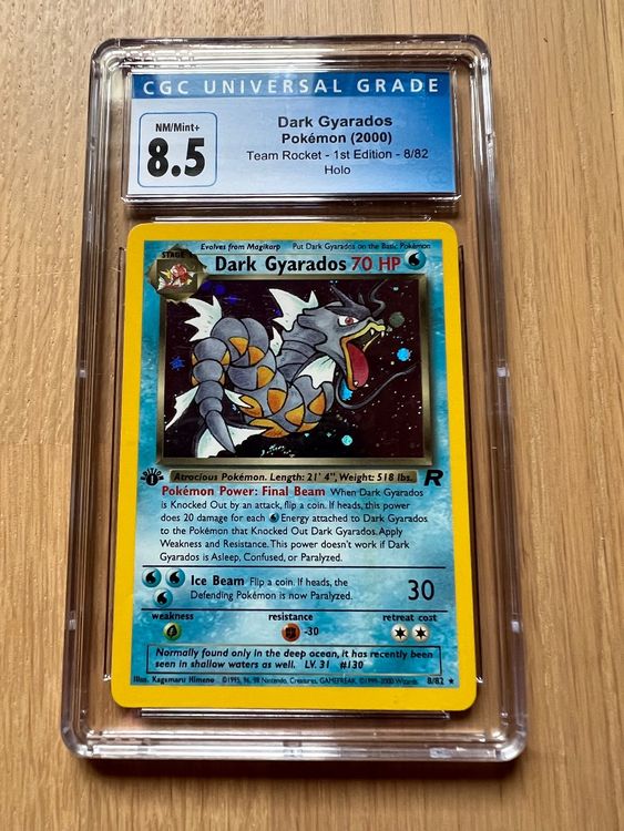 X Pokemon Dark Gyarados St Ed Holo Team Rocket Card Kaufen Auf