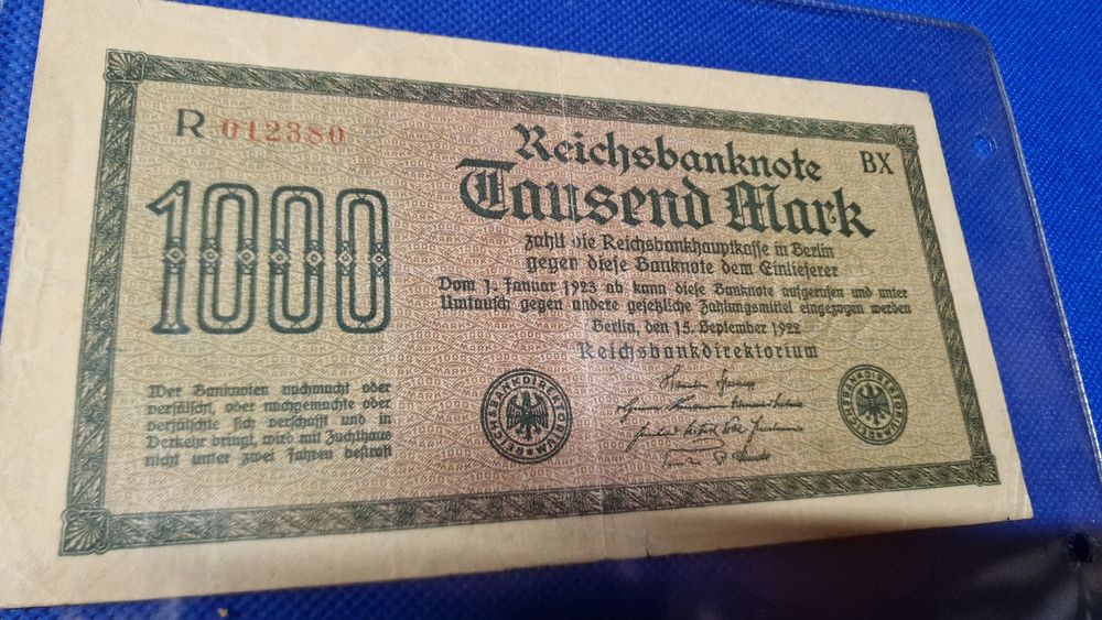 Reichsbanknote Kaufen Auf Ricardo