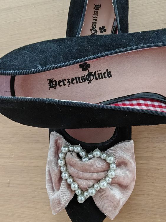 Trachten Ballerinas Von Herzensgl Ck Gr Kaufen Auf Ricardo