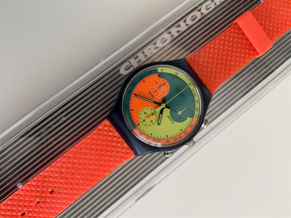 SIGNAL FLAG Swatch CHRONO Ungetragen VINTAGE Kaufen Auf Ricardo