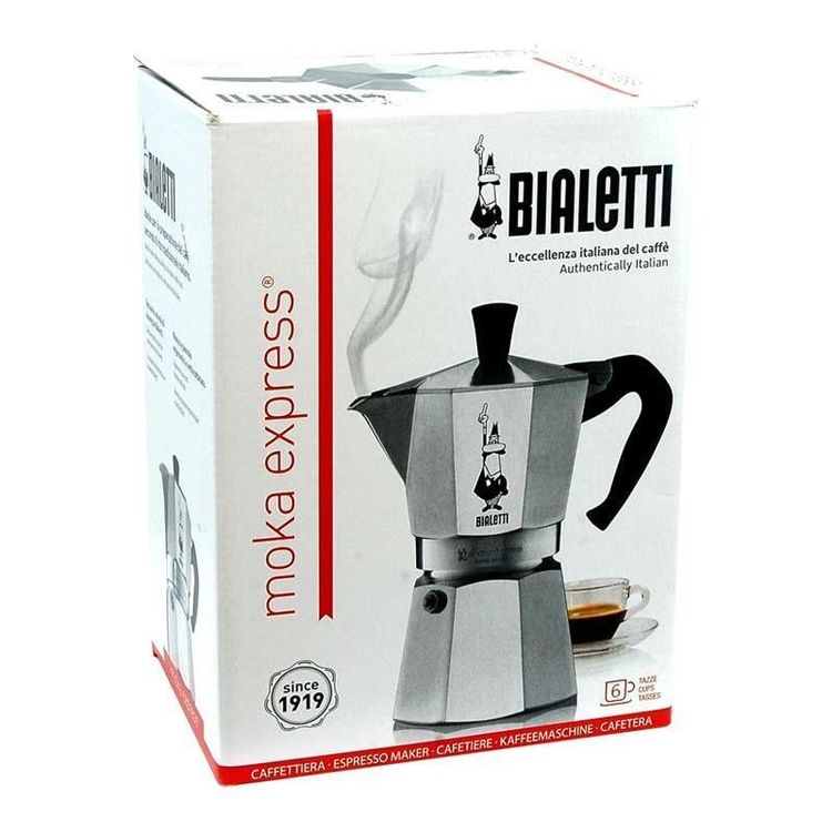 Bialetti Moka Express 6 Tassen Espressokanne Kochherd Kaufen Auf