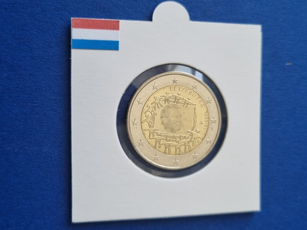 2 Euro Luxemburg 2015 Flag Of Europe Kaufen Auf Ricardo