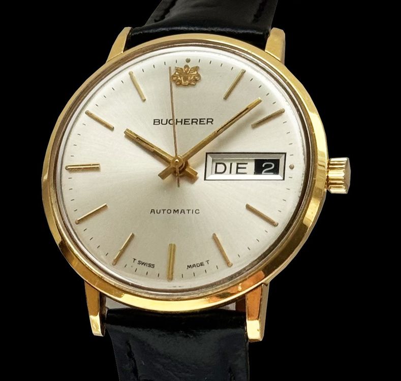 Bucherer Day Date Automatic Herrenuhr In K Gold Kaufen Auf