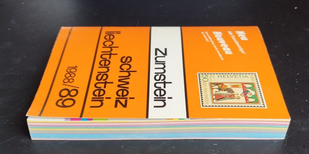 Briefmarkenkatalog Zumstein 1988 89 Schweiz Lichtenstein Kaufen