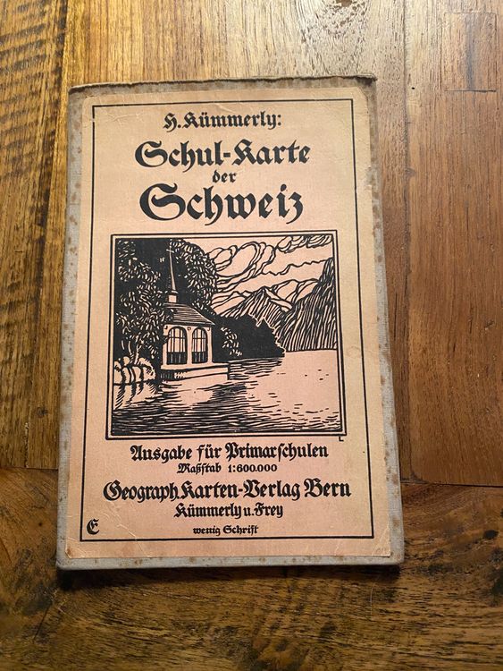 Schul Karte der Schweiz 1932 Kümmerly u Frey Kaufen auf Ricardo